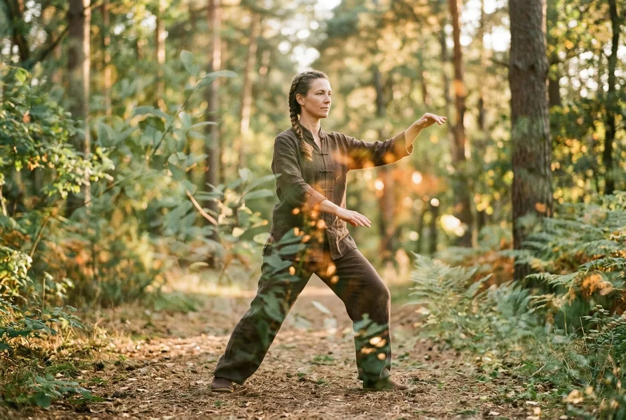 The Case For Music — tai chi practice illustration