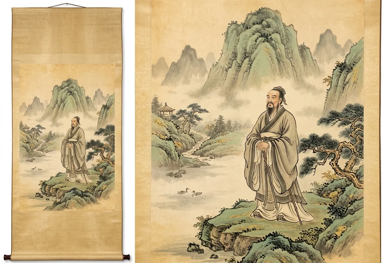 From the Tai Chi Classics — tai chi history illustration