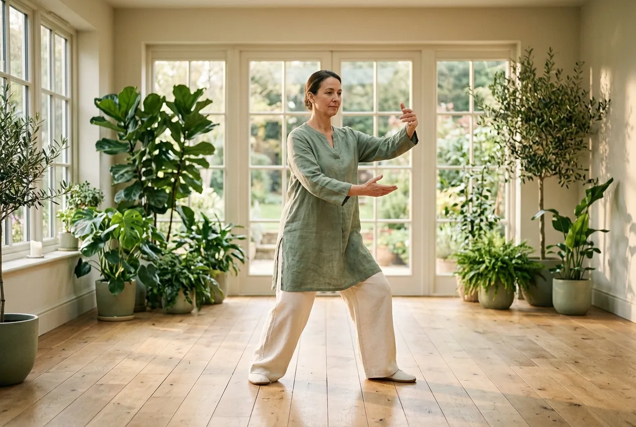 Why the Shoulders Respond to This Kind of Movement — tai chi health illustration