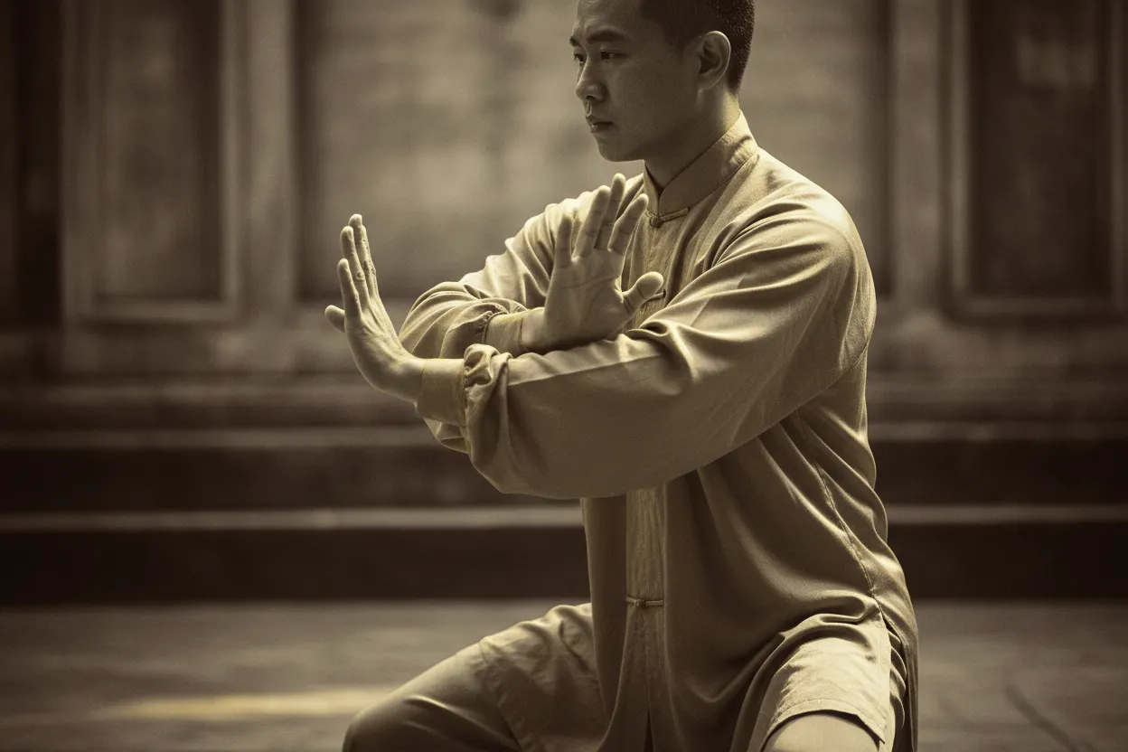 Wu Style (Wu/Jianquan): Compact and Refined — tai chi forms illustration