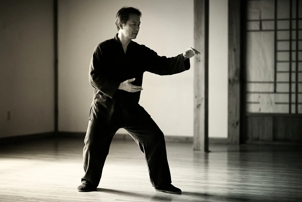 Wu Style (Wu/Jianquan): Compact and Refined — tai chi forms illustration