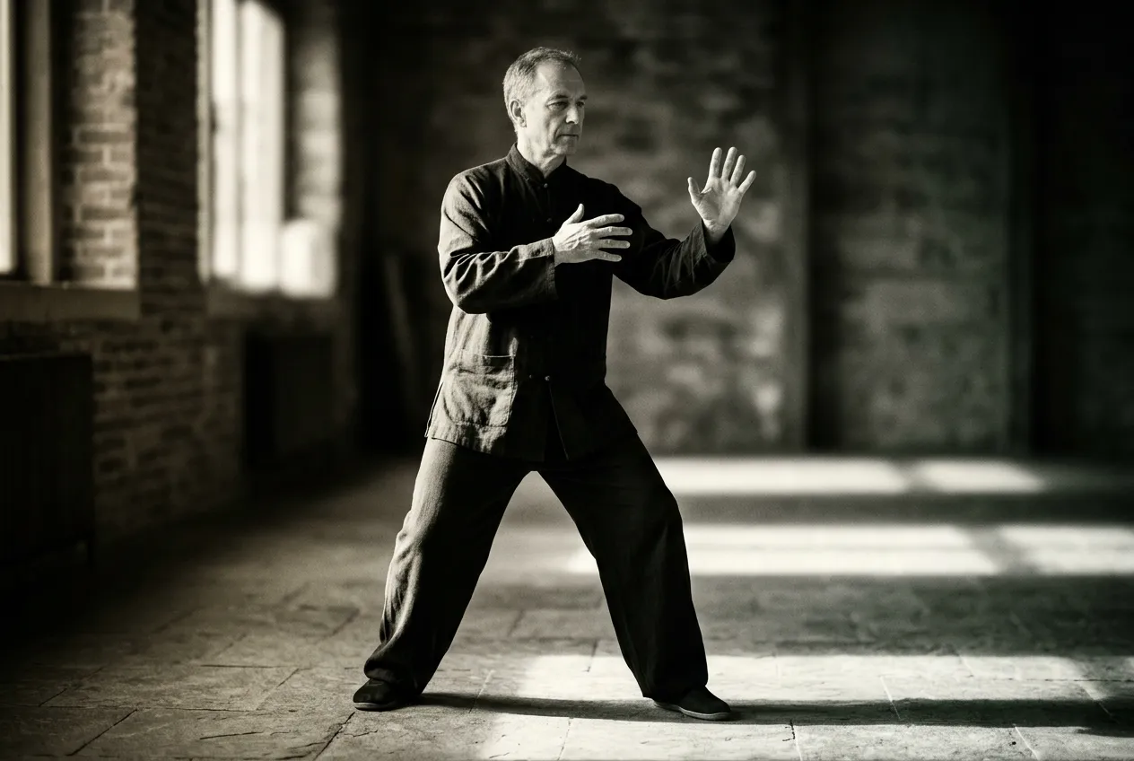 Sun Style: Lively Steps and Qigong Integration — tai chi forms illustration
