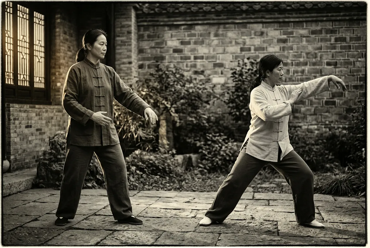 A Comparison at a Glance — tai chi forms illustration