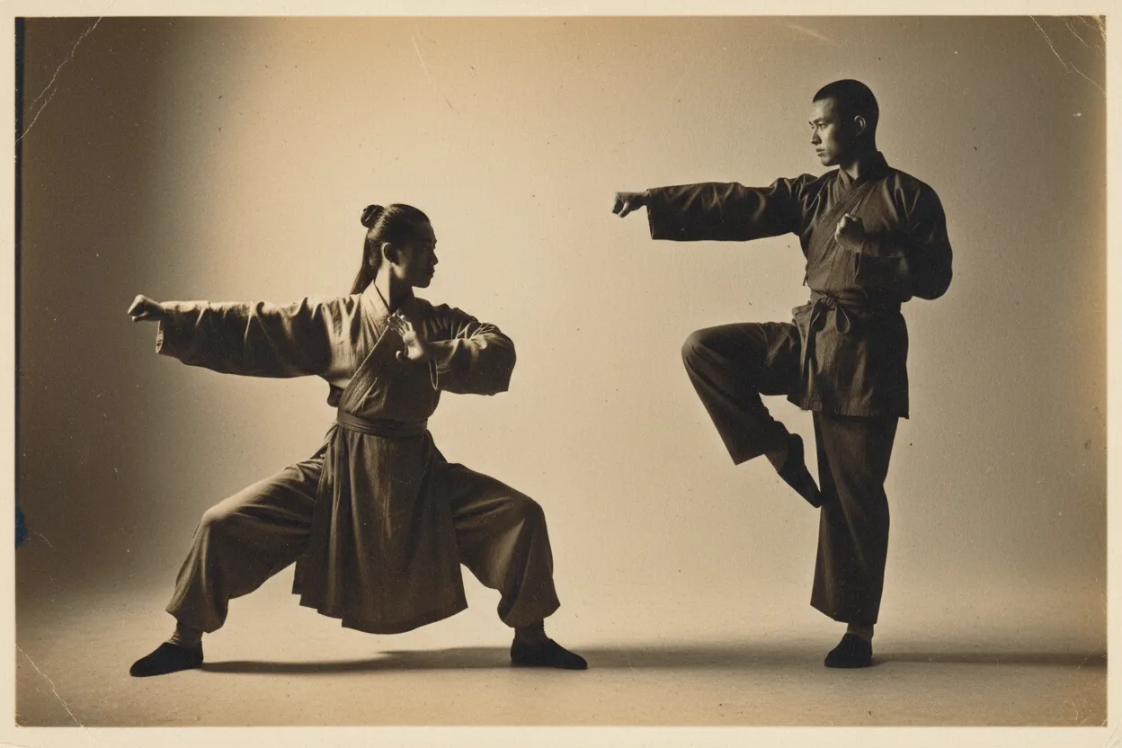 A Comparison at a Glance — tai chi forms illustration