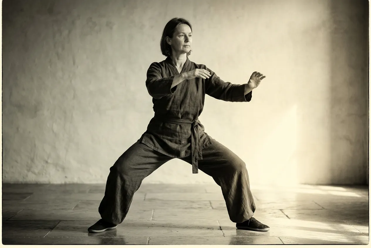 The Yang-Style 32-Movement Sword Form — tai chi forms illustration