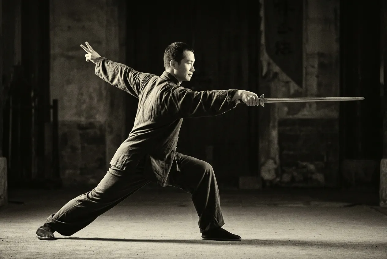 The Sword in Context: Martial Meaning and Contemporary Practice — tai chi forms illustration