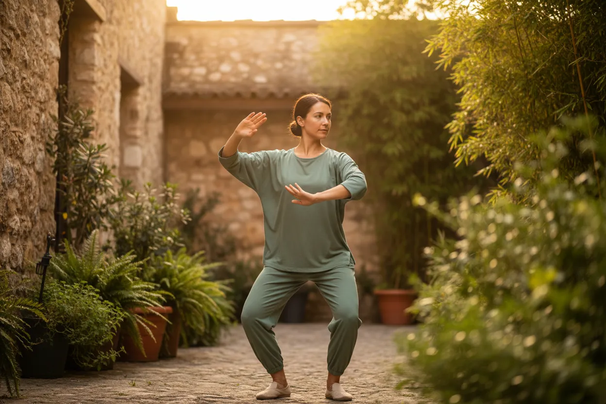 Choosing Between Them — tai chi for-beginners illustration