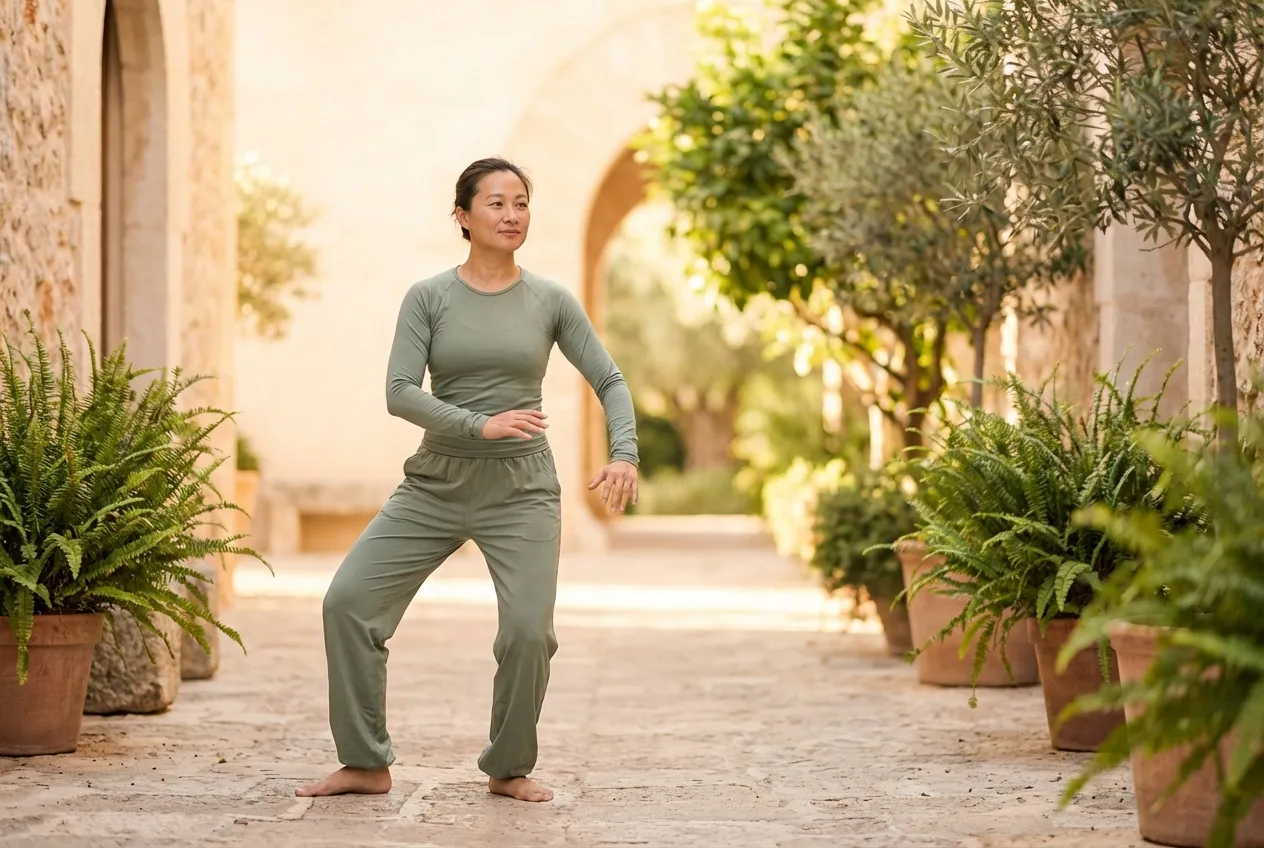 Choosing Between Them — tai chi for-beginners illustration