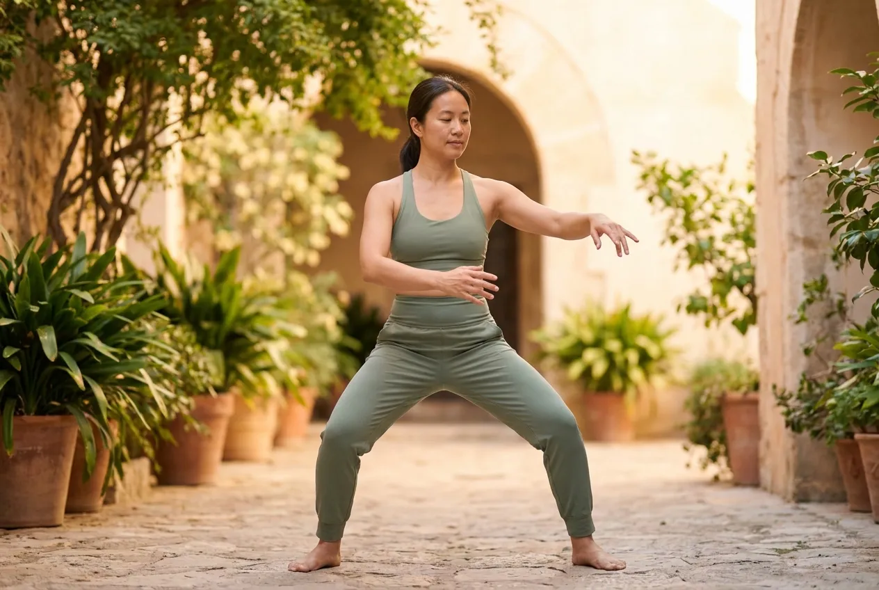 The Health Evidence — tai chi for-beginners illustration