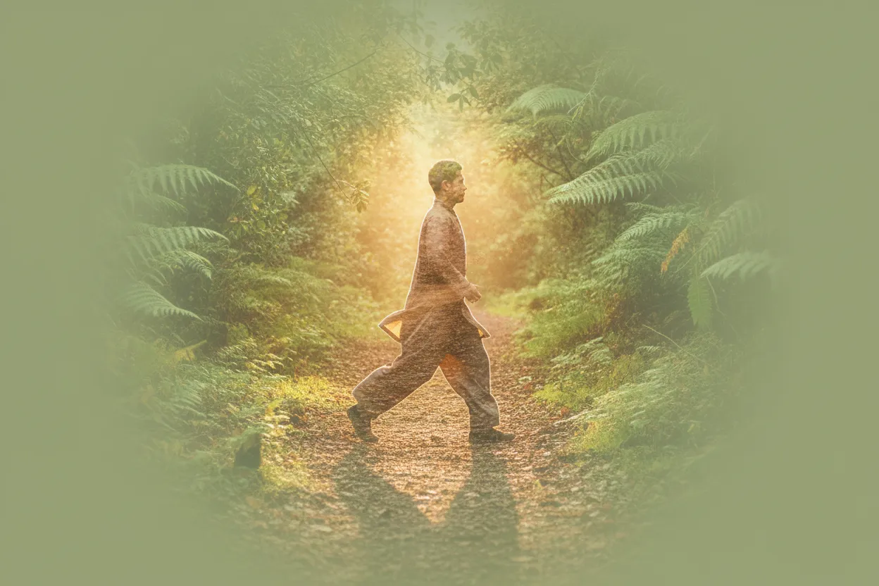 What Makes Tai Chi Walking Different — tai chi practice illustration