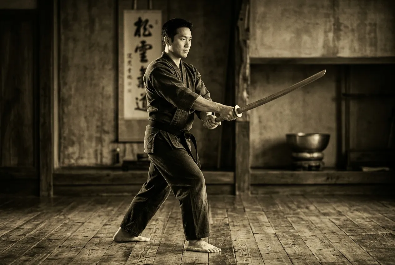 When to Start Weapons — tai chi forms illustration