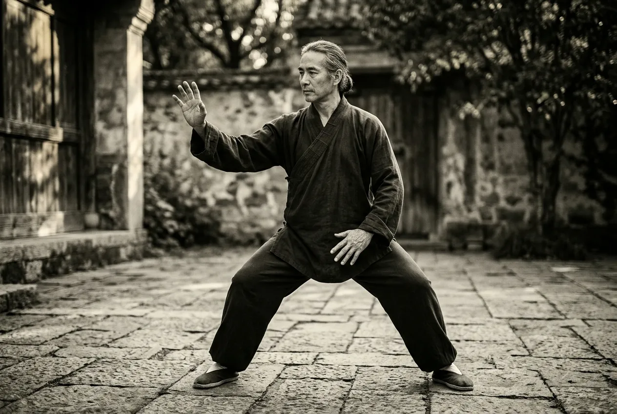 How Wu Compares With Yang — tai chi forms illustration