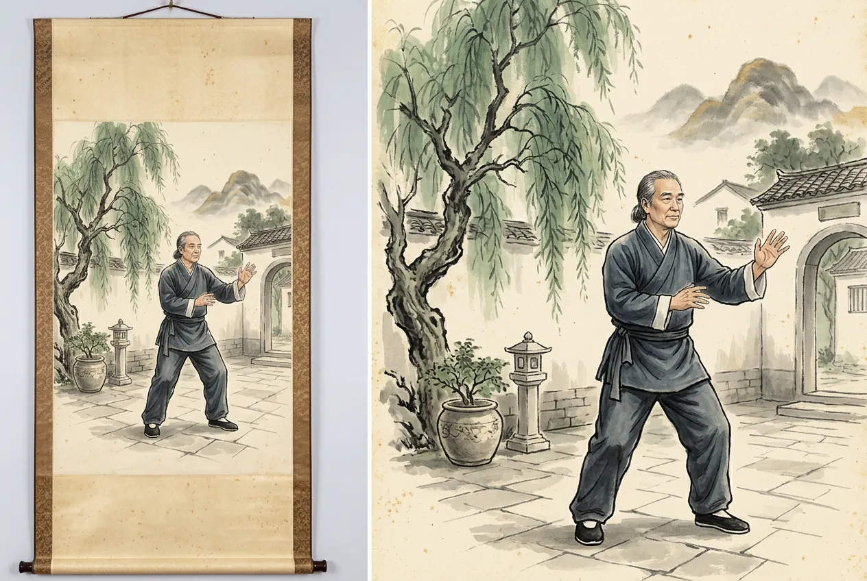 Yang Chengfu: The Standardiser — tai chi history illustration