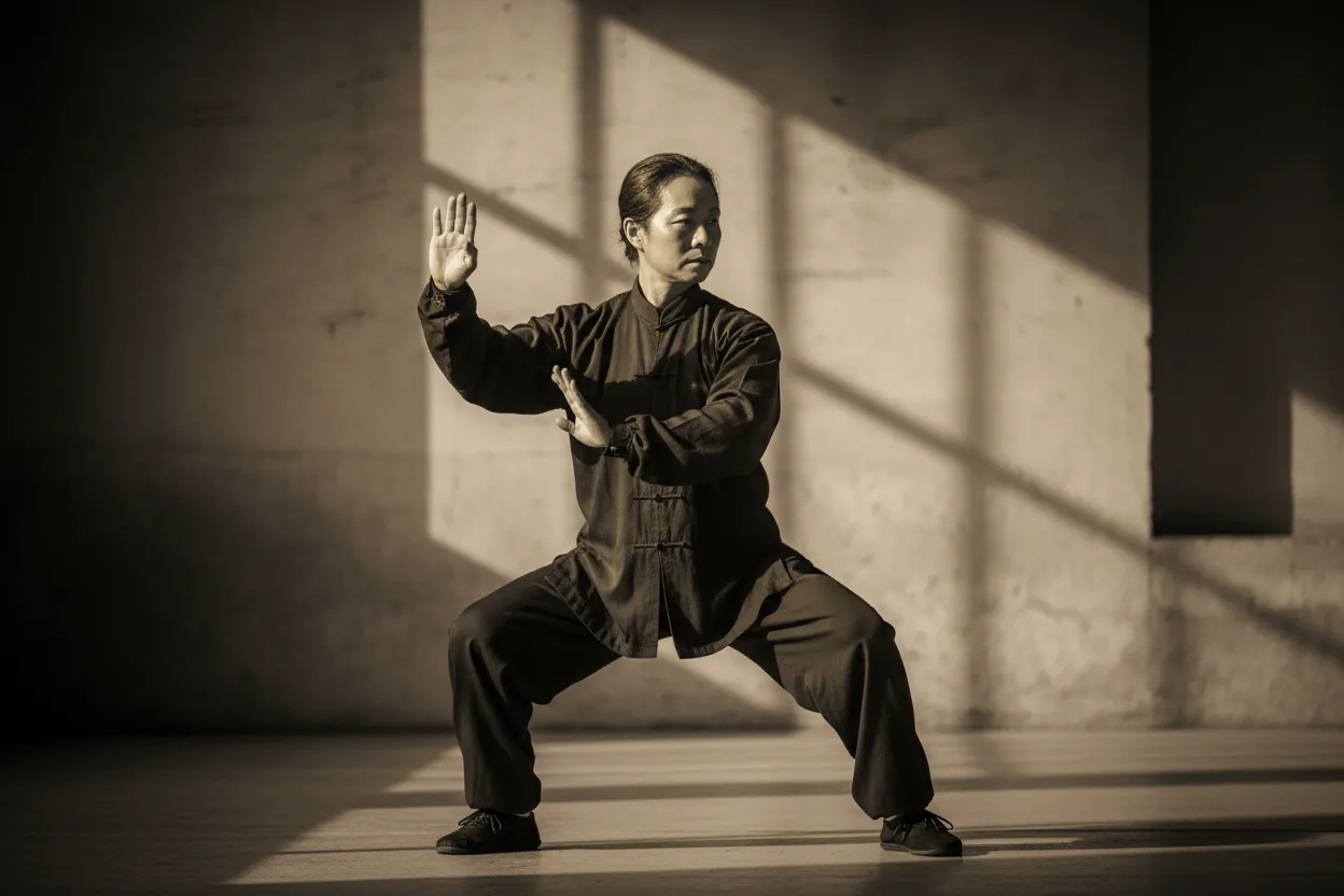 Health Research and Yang Style — tai chi forms illustration